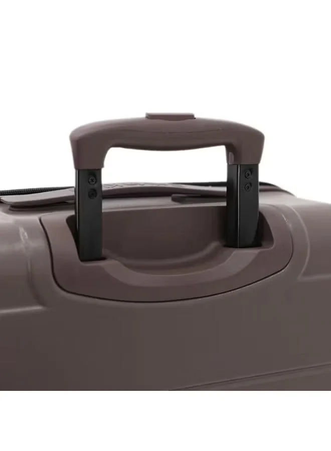 CALVIN KLEIN  Calvin Klein Palisades 3-Piece Hardsided Luggage Set on Wheels for Unisex | Ultra Lightweight ABS with Spinner Wheels 4 Color Brown  | Best Price UAE
